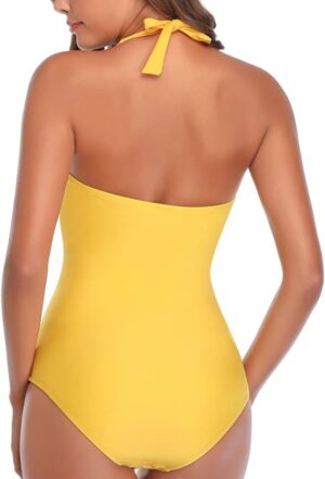 🌸Monokini con control de abdomen halter MOD:M736 - Imagen 2