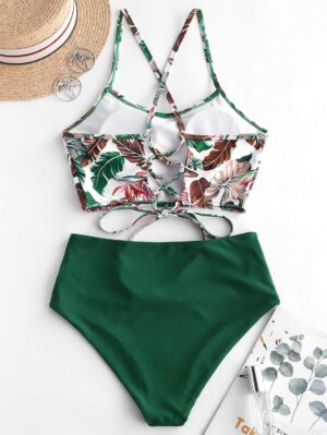 🌸Bikini tiro alto con control de abdomen MOD:M741 - Imagen 2