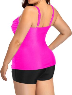 🌸.Tankini Short con control de abdomen MOD:XL630 - Imagen 2