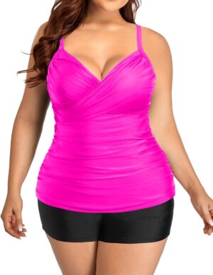 🌸.Tankini Short con control de abdomen MOD:XL630 - Imagen 4