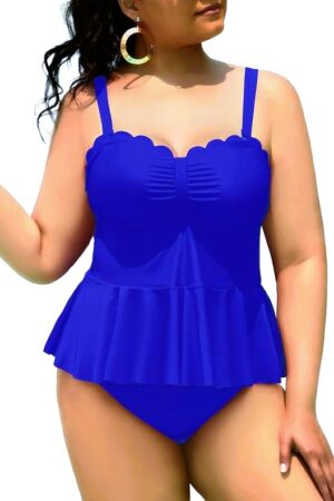 🌸.Tankini bottom con control de abdomen festoneado MOD:2XL649