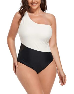 🌸.Monokini 1 hombro con transparencia lateral  MOD:2XL10 - Imagen 5