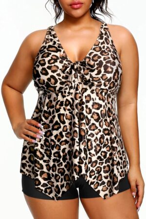 🌸.Tankini Short animal print MOD:2XL625 - Imagen 4