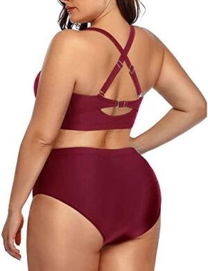 🌸Bikini .tiro alto con control de abdomen MOD:D-2XL670 - Imagen 2