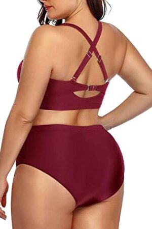 🌸Bikini .tiro alto con control de abdomen MOD:D-2XL670