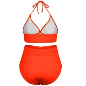 🌸Bikini .tiro alto con control de abdomen halter MOD:3XL315 - Imagen 2