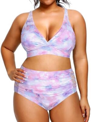 🌸Bikini .tiro alto con control de abdomen MOD:3XL338