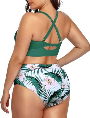 🌸Bikini .tiro alto con control de abdomen MOD:3XL356 - Imagen 2