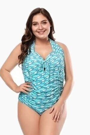 🌸.Monokini con control de abdomen halter MOD:5XL8