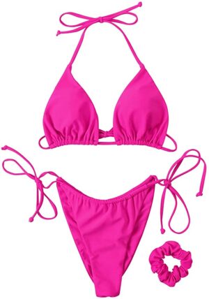 🌸Bikini Brasileño halter MOD:A-CH599 - Imagen 5