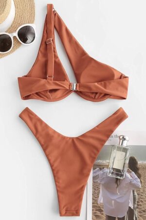 🌸Bikini un hombro con varilla MOD:CH601