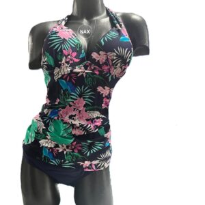 🌸Tankini bottom con control de abdomen halter MOD:G23