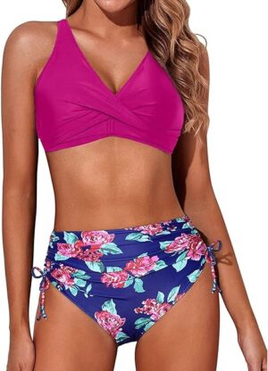 🌸Bikini tiro alto con control de abdomen MOD:M757 - Imagen 5