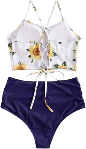 🌸Bikini tiro alto con control de abdomen MOD:M770 - Imagen 2