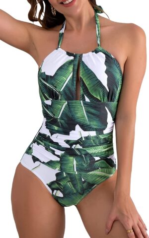 🌸Monokini con control de abdomen halter MOD:F-M774 - Imagen 5