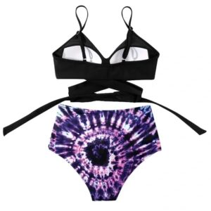 🌸Bikini tiro alto con control de abdomen criss cross MOD:M780 - Imagen 6