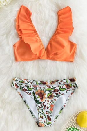 🌸Bikini con volantes MOD:M808 - Imagen 3