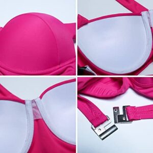 🌸Bikini .tiro alto con control de abdomen halter con varilla MOD:XL650 - Imagen 4