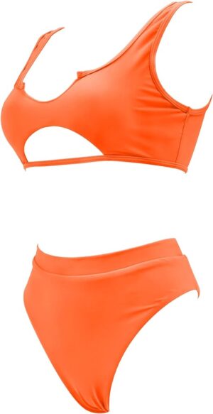 🌸Bikini .tiro alto ahuecado MOD:XL653 - Imagen 3