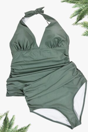 🌸.Tankini Bottom con control de abdomen halter MOD:XL667