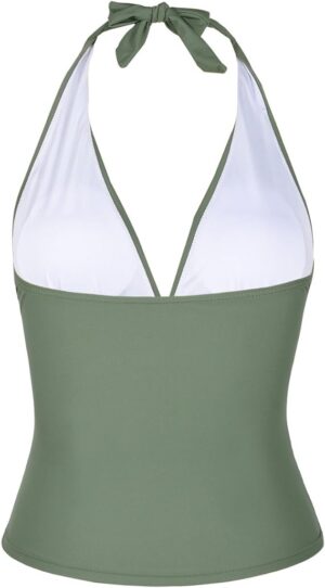 🌸.Tankini Bottom con control de abdomen halter MOD:XL667 - Imagen 2