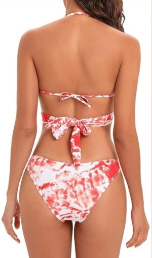 🌸Bikini halter Criss Cross MOD:XS414 - Imagen 2