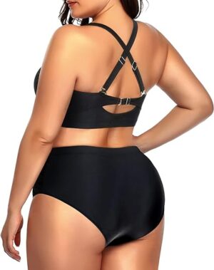 🌸Bikini .tiro alto con control de abdomen MOD:XL687 - Imagen 2