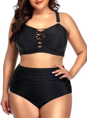 🌸Bikini .tiro alto con control de abdomen MOD:XL687 - Imagen 3