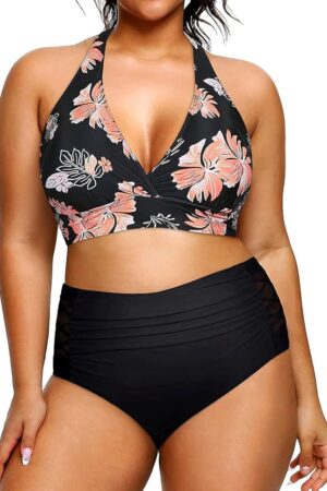 🌸Bikini .tiro alto con control de abdomen MOD:3XL358