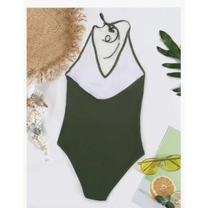 🌸.Monokini con encaje halter MOD:4XL318 - Imagen 2