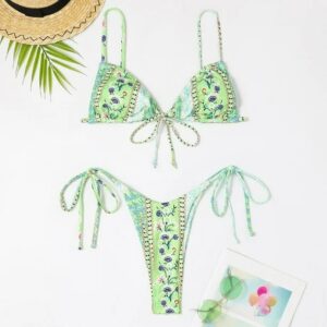 🌸Bikini Brasileño acanalado MOD:CH614 - Imagen 4