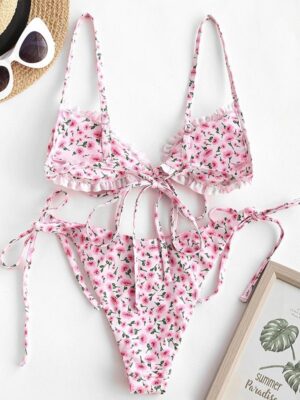 🌸Bikini con volantes MOD:CH616 - Imagen 2