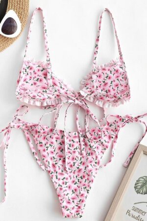 🌸Bikini con volantes MOD:CH616