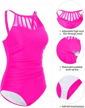 🌸Monokini con control de abdomen con transparencia MOD:G794 - Imagen 5