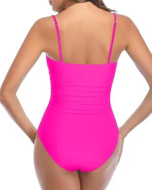 🌸Monokini con control de abdomen ahuecado central anudado MOD:G799 - Imagen 2