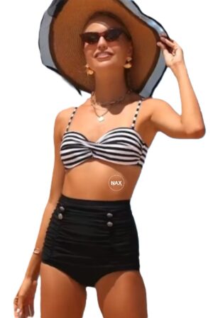 🌸Bikini tiro alto con control de abdomen con varilla MOD:G368 - Imagen 3