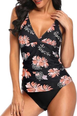 🌸Tankini bottom con control de abdomen espalda tejida MOD:G824