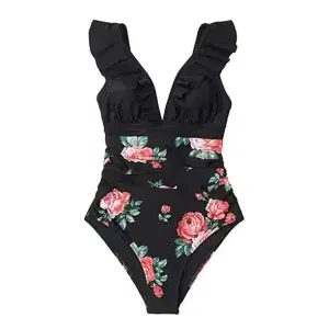 🌸Monokini con control de abdomen con volantes c MOD:G843 - Imagen 4