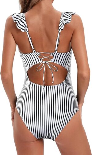 🌸Monokini con control de abdomen con volantes c MOD:G844 - Imagen 2