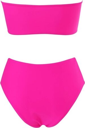 🌸Bikini tiro alto strapless MOD:G864 - Imagen 5