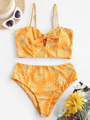 🌸Bikini .tiro alto anudado MOD:XL711