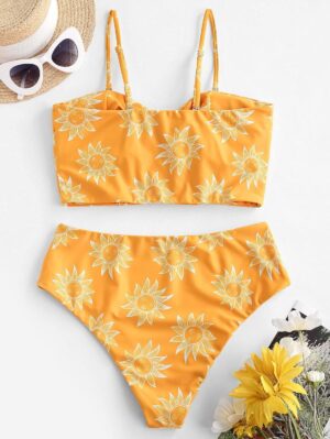 🌸Bikini .tiro alto anudado MOD:XL711 - Imagen 2