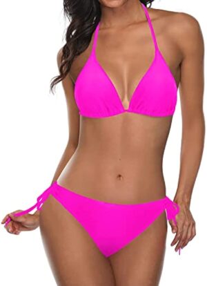 🌸Bikini halter MOD:XS425 - Imagen 4