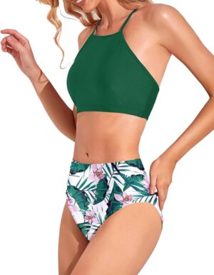 🌸Bikini tiro alto con control de abdomen MOD:CH644 - Imagen 3