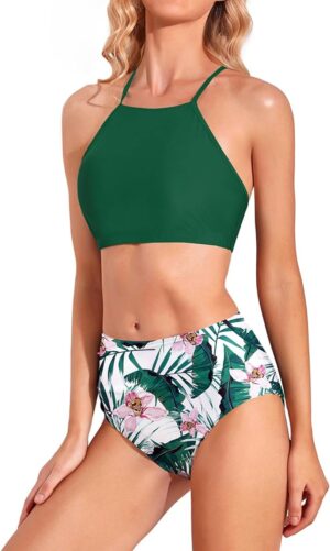 🌸Bikini tiro alto con control de abdomen MOD:CH644 - Imagen 4