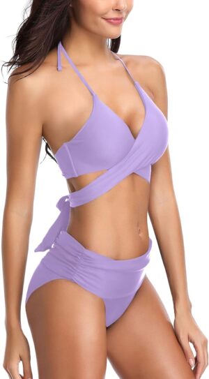 🌸Bikini halter criss cross MOD:CH645 - Imagen 3