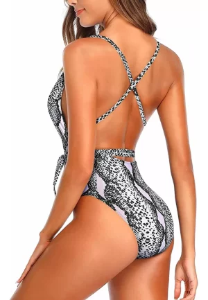 🌸Monokini con lazo multifuncional MOD:G858 - Imagen 4