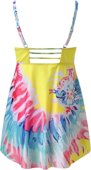 🌸.Tankini Short ahuecado MOD:XL704 - Imagen 8