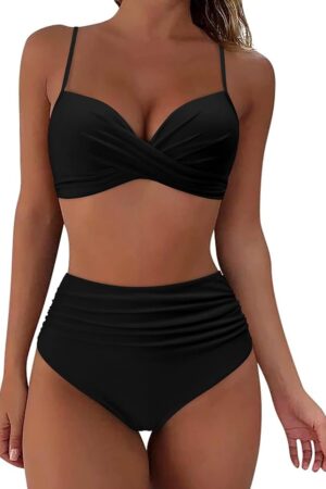 🌸Bikini .tiro alto con control de abdomen MOD:XL736