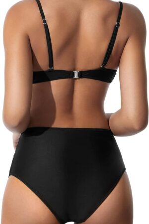 🌸Bikini .tiro alto con control de abdomen MOD:XL736